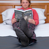 Arthing Grounded Socks Reading In Bed.Jpg