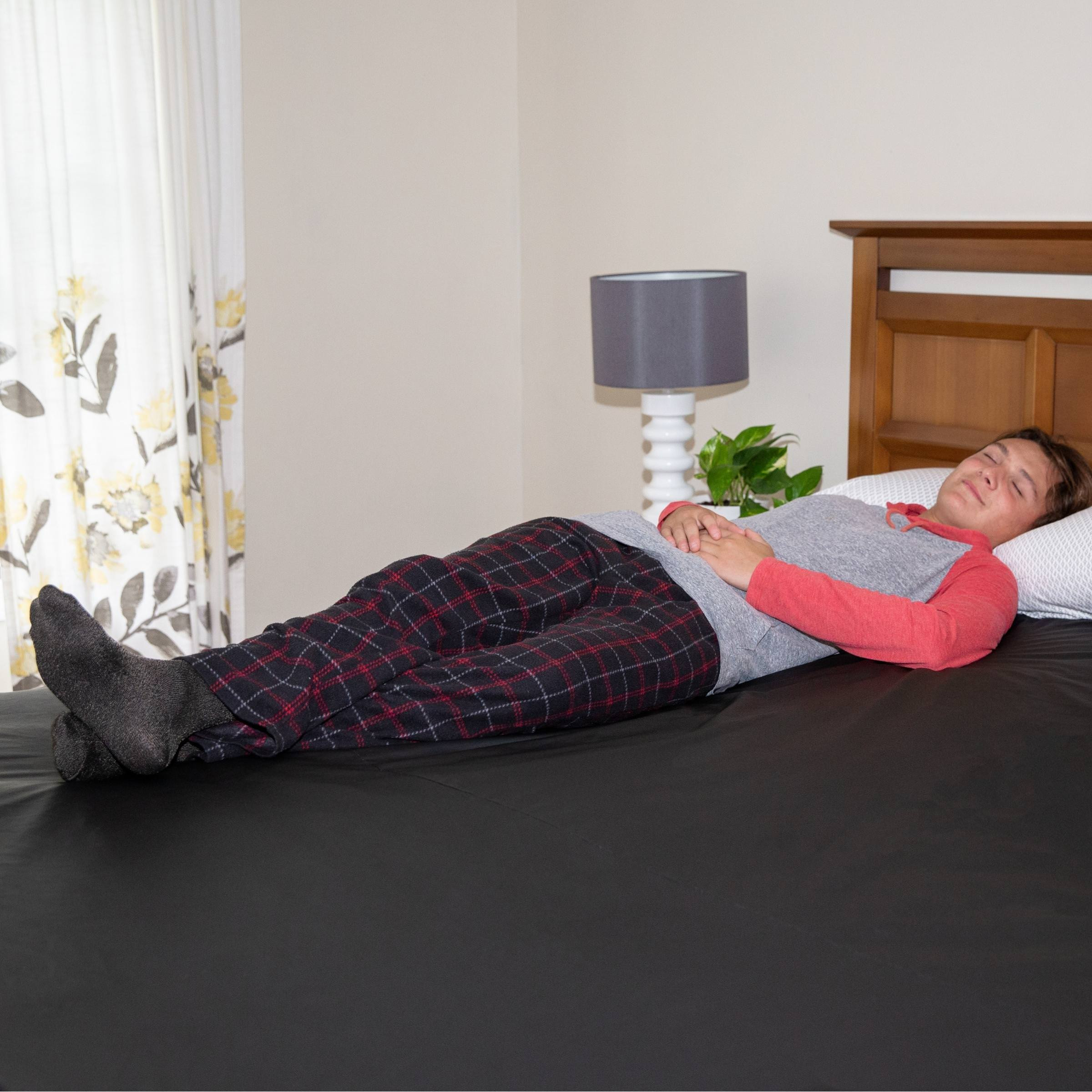 Arthing Grounded Socks On Mattres Cover.Jpg